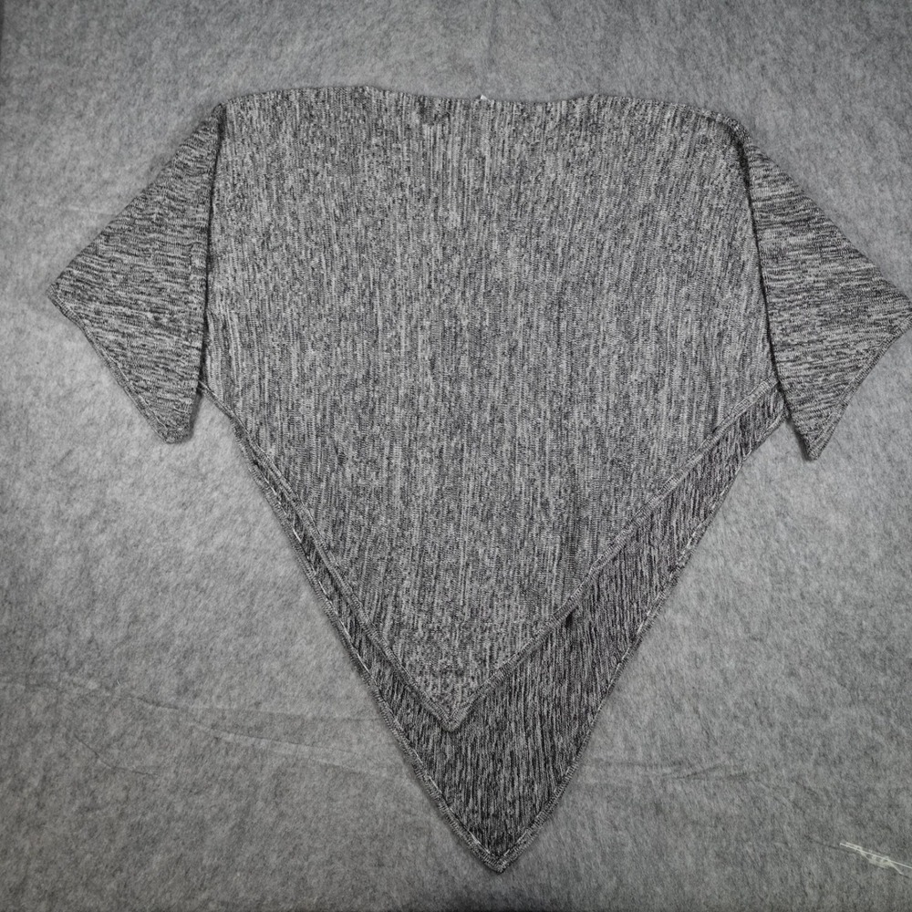 Lululemon Wrap Women One Size Gray Heathered Cashmere Blend Mantra‎ Scarf Poncho